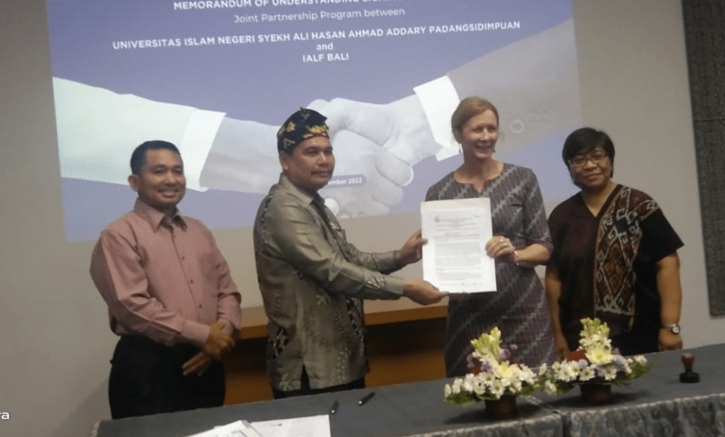 Kunjungan Kerja ke Indonesia Tengah, Pusat Pengembangan Bahasa UIN Syekh Ali Hasan Ahmad Addary Padangsidimpuan Bersinergi Penuh dengan IALF Bali