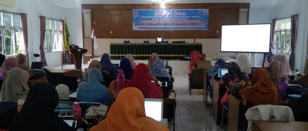Pusat Pengembangan Bahasa UIN Syahada Padangsidimpuan Selenggarakan Workshop Bahasa Inggris