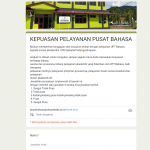Survei Kepuasan Pelayanan UPT Bahasa