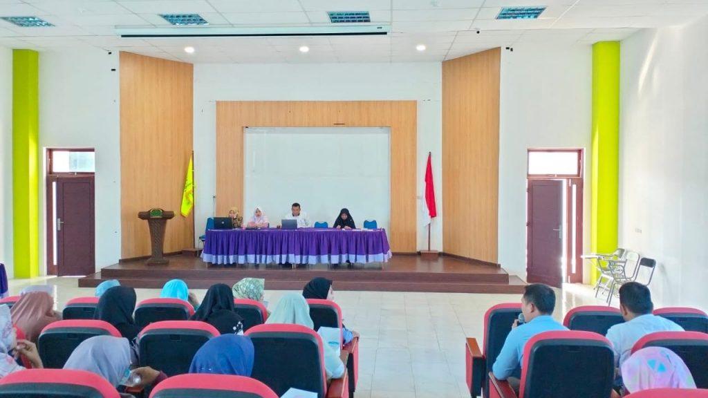 Pelaksanaan kegiatan Rapat Rutin Semester Genap Tahun Ajaran 2023/2024 UPT. Bahasa