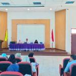 Pelaksanaan kegiatan Rapat Rutin Semester Genap Tahun Ajaran 2023/2024 UPT. Bahasa