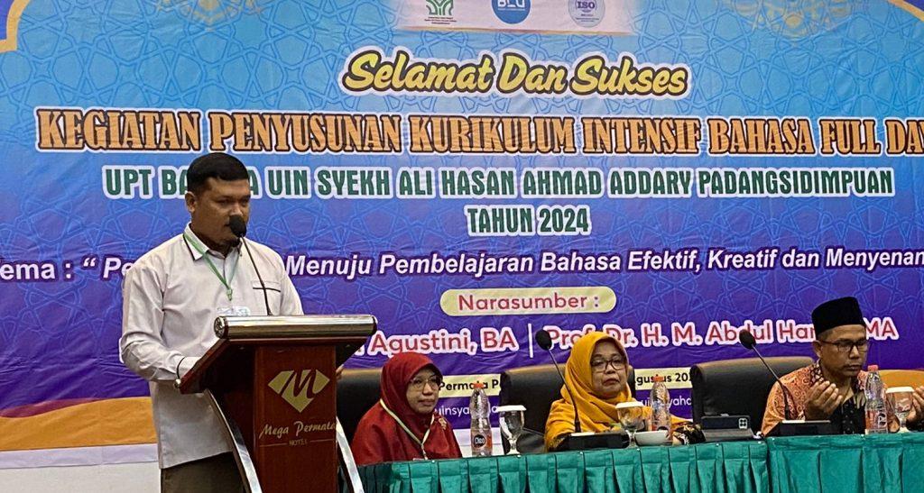 Pembukaan Kegiatan Penyusunan Kurikulum Intensif Bahasa Full Day
