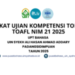 Sertifikat Uji Kompetensi Toefl Dan Toafl Tahun 2025